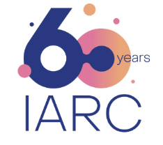 logo for IARC@60 International Scientific Conference Cancer Research Into Action